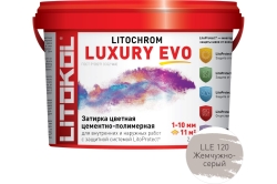 Цементно-полимерная затирка Litokol Litochrom Luxury Evo LLE 120 Жемчужно-серая 2кг