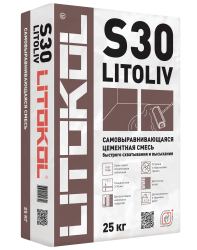 Самовыравнивающаяся смесь для пола Litokol LitoLiv S30 25 кг