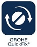 Технология GROHE QuickFix® экономит до 40% затрат времени на монтаж, делая процесс более простым, быстрым и удобным