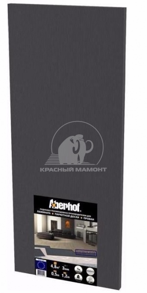 Подложка листовая из XPS Aberhof 3мм (упаковка 5,25 кв.м.)